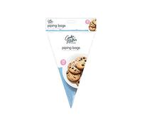 Pink & White Plastic Piping Icing Bags, Pack of 20 (30 x 18 cm) - Easy To Use & Disposable, Ideal for Home Baking & Professional Use
