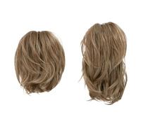 Pink Wig Natural Hair & Extensions Messy Bun Hair Piece with Bendable Metal Wire 8 Inch Clip for Women Straight Bun & Ponytail ExtensionHuman Clip In Ponytail Ext