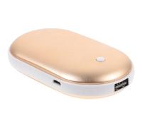 Pink Winter Rechargeable Hand Warmer Charger 5200mah for Commuting | ABS Aluminum Build, 4-8 Hour Working Time, Ergonomic Grip, for Camping and Mobile Devices