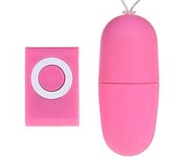 Pink Wireless Remote Control Vibrating Mini Egg Body Vibration Massager Bullet Massage Vibrating Cordless Silent Speed Discreet Waterproof Treating Muscle Pain Sport Recovery Neck