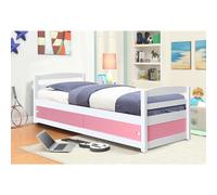 (Pink, With Tanya Mattress) 3ft Kids Storage Bed in Blue or Pink