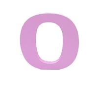 Pink Wooden MDF Letter O - Size 8cm Tall - Free Standing Wooden Letters for Arts & Crafts Personalized Name Decor