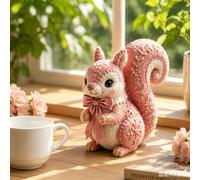 Pink Woodland Friends DIY Felt Patchwork Kit, 3D Stitched Felt Doll Set, DIY Sewing Project, pre-Cut, Floral Decor, Beads, Stuffing, Thread Guide, Woodland Plush Gift