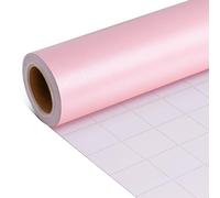 Pink Wrapping Paper Roll,43cm*10m Kraft Birthday Wrapping Paper,Luxury Matte Gift Wrap for Baby Shower Party, Wedding, Christmas, Festive Decorations, Retirement, Engagement, Valentines, DIY Crafts