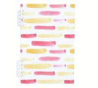 Pink Yellow Watercolor Notebook Journal, A5 Campus Binder Notebook 60 Pages, Lined School Notebooks, Spiral Journal Womens Journals for Writing Christian School Supply Bible Gifts for Women