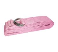 Pink Yoga Resistance Band for Stretching, Polyester Cotton Iron
