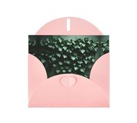 Pink YYHWHJDE Green Creeper Picture Greeting Card 6x4 in with Double-Sided Pearl Effect and Environmentally Friendly Ink