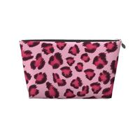 Pink Zebra Print, Toiletry Pouch Makeup Bag Cosmetic Bag Portable Travel Toiletry Bag