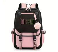 (Pink1, 15.6inch) 2024 Wicked Movie Backpacks for Men Girls New Musical School Bag for Teenager Laptop Backpack