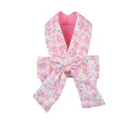 Pinkaholic New York Amabel Dog Harness Flower Pattern Fashionable Cute Spring Summer Harness for Small Dogs, Pink, Large
