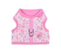 Pinkaholic New York Amabel Jacket Dog Harness Flower Pattern Fashionable Cute Spring Summer Harness for Small Dogs, Pink, Small