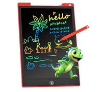PINKCAT LCD Writing Tablet, 12 Inch Kids Magnetic Drawing Board | Learning Educational Drawing Board Toy, Ideal as a Birthday Gift or Christmas Stocking Filler for Girls Ages 3-6, Red