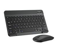 PINKCAT Slim Silent Bluetooth Keyboard and Mouse Set with UK Layout