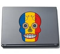 pinkelephant 150 x 110 mm Skull - Rumanien - Romania Decals for Laptop