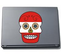 Pinkelephant 210 x 154 mm Skull - Osterreich - Austria Decals for Laptop