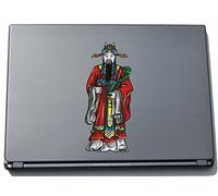 Pinkelephant China-Chinesegods5 210 x 130 mm Chinese God Sticker Skin for Laptop