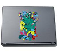 Pinkelephant clm002 Funny Little Monster - Crazy Spirits 150 x 103 mm Sticker Skin for Laptop