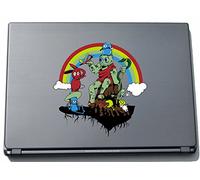 pinkelephant clm005 Funny Little Monster - Green Giant 150 x 83 mm Sticker Skin for Laptop