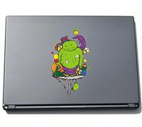 Pinkelephant clm007 Funny Little Monster - Kings Beach 150 x 148 mm Sticker Skin for Laptop