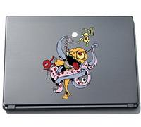 Pinkelephant clm008 Funny Little Monster - Fierce Giant 150 x 134 mm Sticker Skin for Laptop