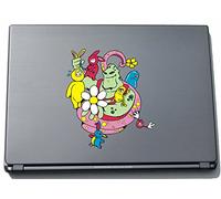 Pinkelephant clm008 Funny Little Monster - Fierce Giant 210 x 187 mm Sticker Skin for Laptop