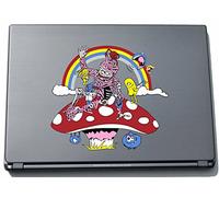 Pinkelephant clm009 Funny Little Monster - Giant Crazy 150 x 116 mm Sticker Skin for Laptop