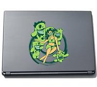 pinkelephant clm013 Funny Little Monster - Mad Magician 150 x 104 mm Sticker Skin for Laptop