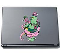 Pinkelephant clm015 Funny Little Monster - Giant Crazy 210 x 141 mm Sticker Skin for Laptop