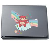 Pinkelephant clm022 Funny Little Monster - Unique Human 150 x 170 mm Sticker Skin for Laptop