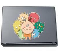 Pinkelephant clm024 Funny Little Monster - Unique Human 150 x 137 mm Sticker Skin for Laptop