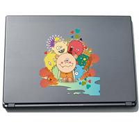 Pinkelephant clm024 Funny Little Monster - Unique Human 210 x 191 mm Sticker Skin for Laptop