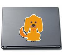 pinkelephant clm033 Funny Little Monster - Cute Dog 210 x 182 mm Sticker Skin for Laptop