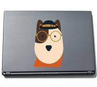 pinkelephant clm039 Funny Little Monster - Cute Dog 210 mm Sticker Skin for Laptop