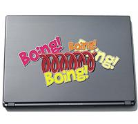 Pinkelephant Comic 001 210 mm Funny Scene Hey! Sticker Skin for Laptop
