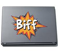 Pinkelephant Comic 011 210 x 264 mm Funny Scene Biff Sticker Skin for Laptop