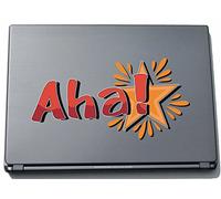 Pinkelephant Comic 031 150 mm Funny Scene Spyong Sticker Skin for Laptop
