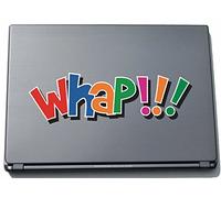 pinkelephant Comic 093 150 mm Funny Scene Crack Sticker Skin for Laptop