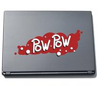 pinkelephant Comic 101 150 x 132 mm Funny Scene Rain Sticker Skin for Laptop