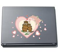 Pinkelephant lovely011 150 x 157 mm Sweet Heart - Birds in Love Sticker Skin for Laptop