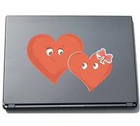 pinkelephant lovely012 150 x 132 mm Sweet Heart - Birds in Love Sticker Skin for Laptop
