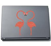 Pinkelephant lovely018 150 x 128 mm Sweet Heart - Two Swans Love Machen Sticker Skin for Laptop