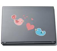 Pinkelephant lovely032 210 mm Sweet Heart - Frog with Flowers Sticker Skin for Laptop