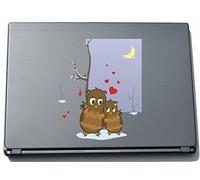 Pinkelephant lovely037 210 x 173 mm Sweet Heart - Penguins Sticker Skin for Laptop