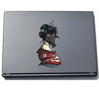 Pinkelephant Misc1-Darkeco1 150 x 85 mm Radioactivity Japanese Women Sticker Skin for Laptop