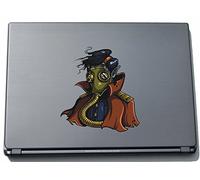 Pinkelephant Misc1-Darkeco1 210 x 119 mm Radioactivity Japanese Women Sticker Skin for Laptop