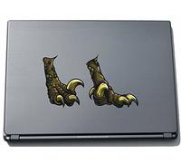Pinkelephant Misc1-Dino6 150 mm Dinosaur Feet Sticker Skin for Laptop
