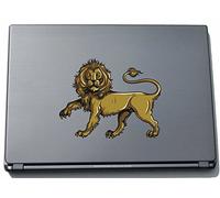 Pinkelephant Misc1-Lions1 150 x 188 mm Golden Lion Sticker Skin for Laptop