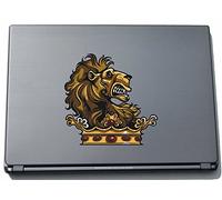 Pinkelephant Misc1-Lions5 210 x 214 mm Golden Lion Sticker Skin for Laptop