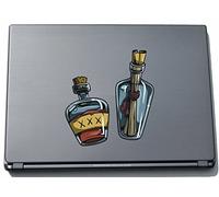 pinkelephant Misc1-Pirates4 210 x 208 mm Pirate skull Sticker Skin for Laptop