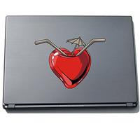 Pinkelephant Misc2-Hearts10 210 x 285 mm Crazy Creepy Heart Sticker Skin for Laptop